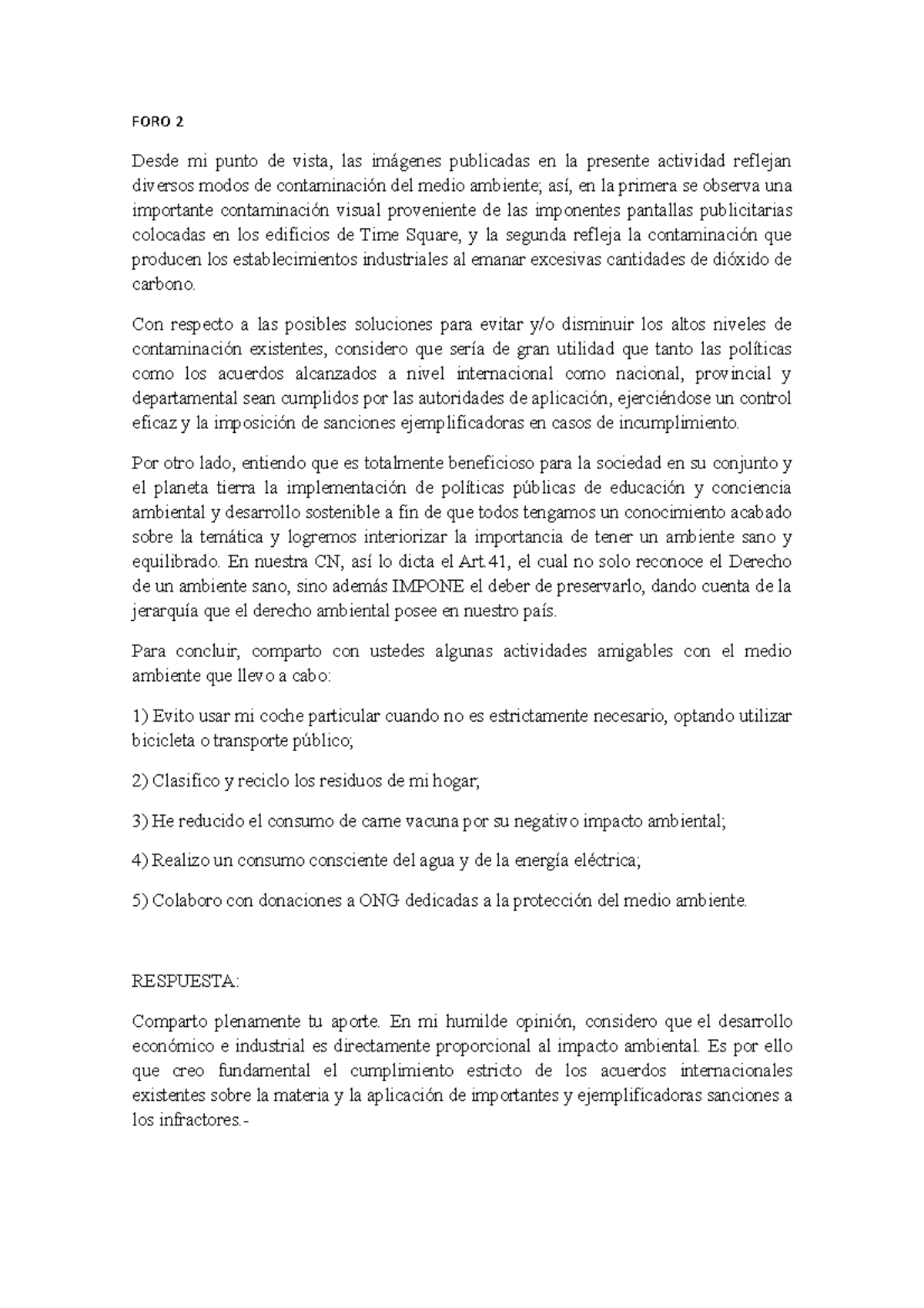 FORO 2 - FORO APROBADO - FORO 2 Desde mi punto de vista, las imágenes ...