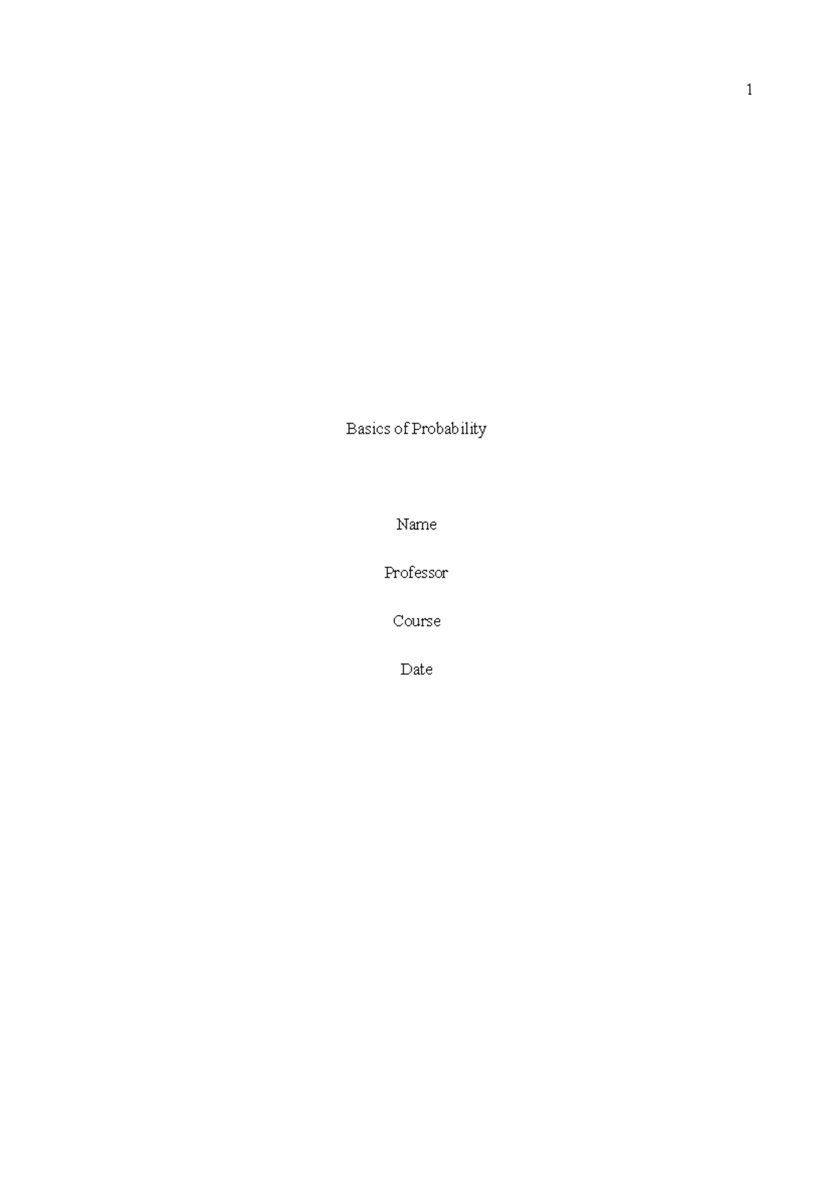 PROBABILITY THE BASICS ARTICLE visual data 5