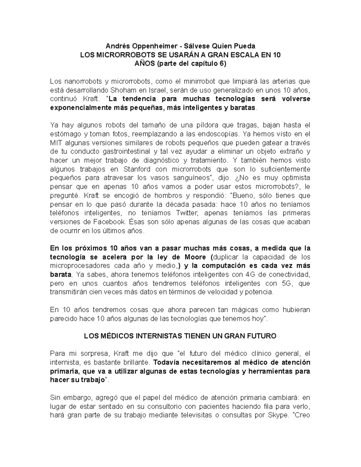 Capitulo 8 - Resumen ¡Sálvese quien pueda! - ¡FABRIQUE QUIEN PUEDA! EL ...