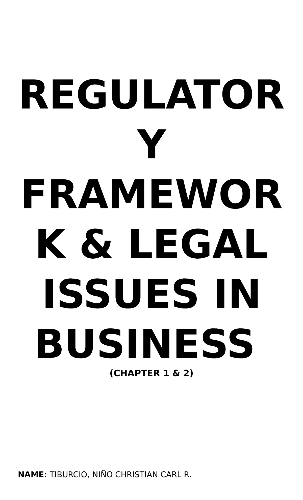 THE LAW ON Sales ddddddddddddddddddddddddddd REGULATOR Y FRAMEWOR K