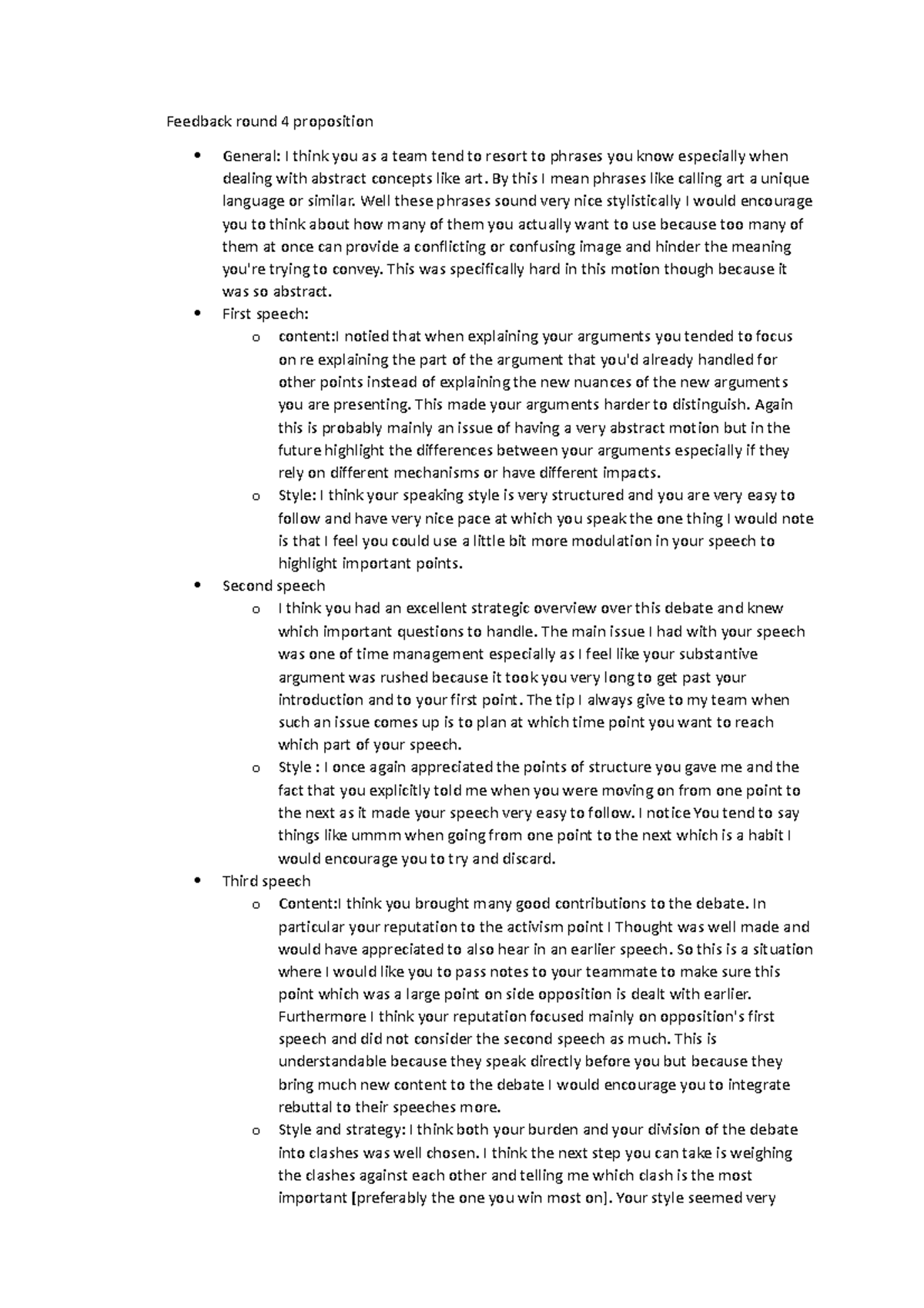 Protea R4 Prop Feedback - Feedback round 4 proposition General: I think ...