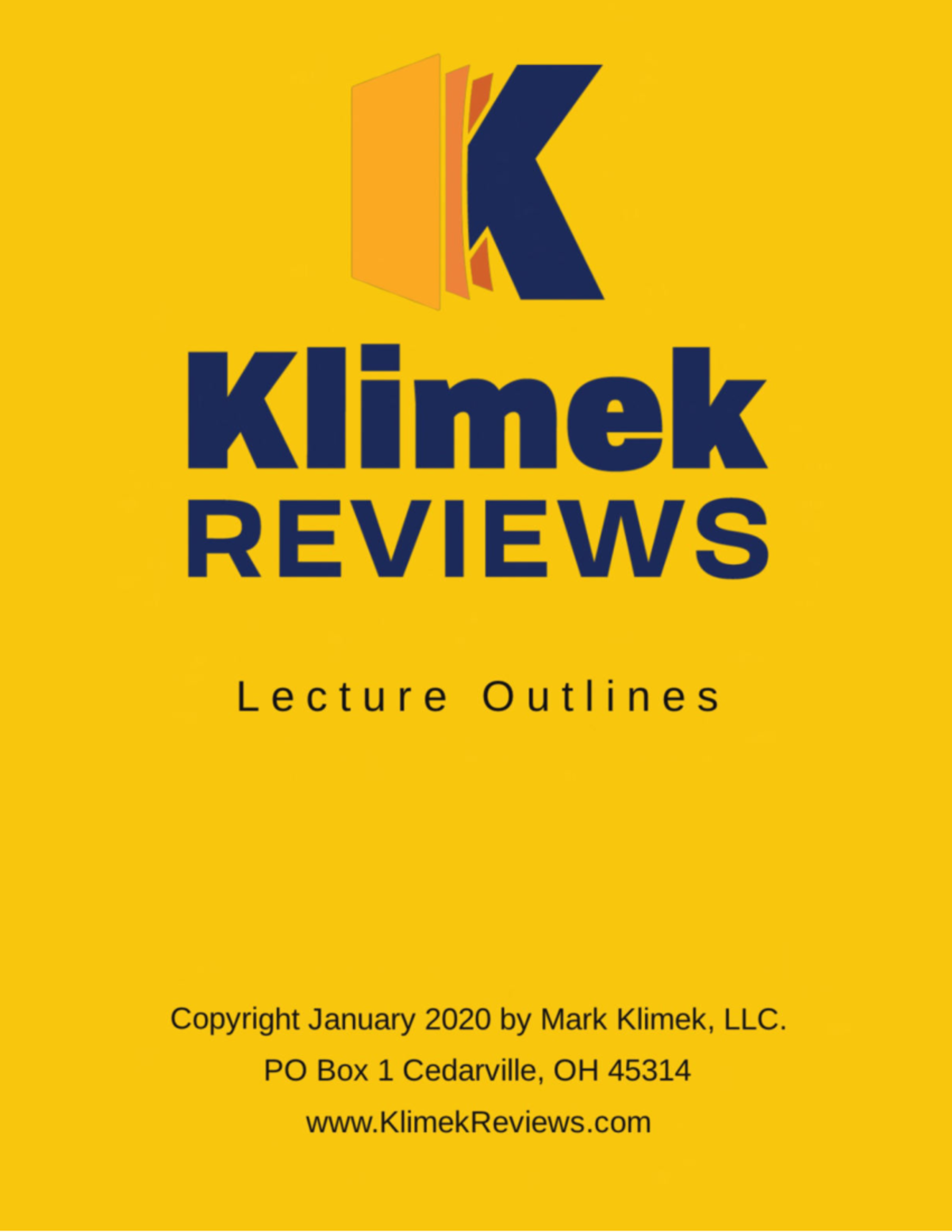 Mark Klimek Yellow Book 1. Rule of the ' If the ____ and the _____ are ______ in the ame