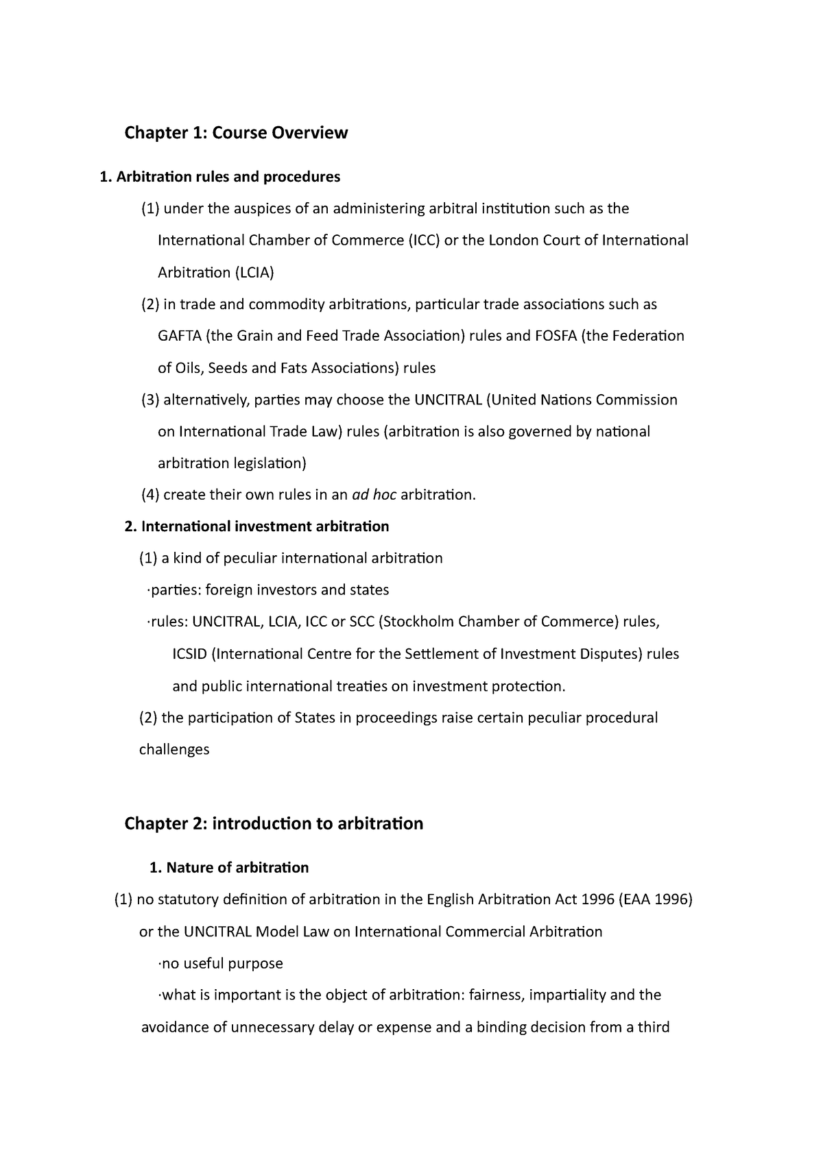 international arbitration dissertation topics