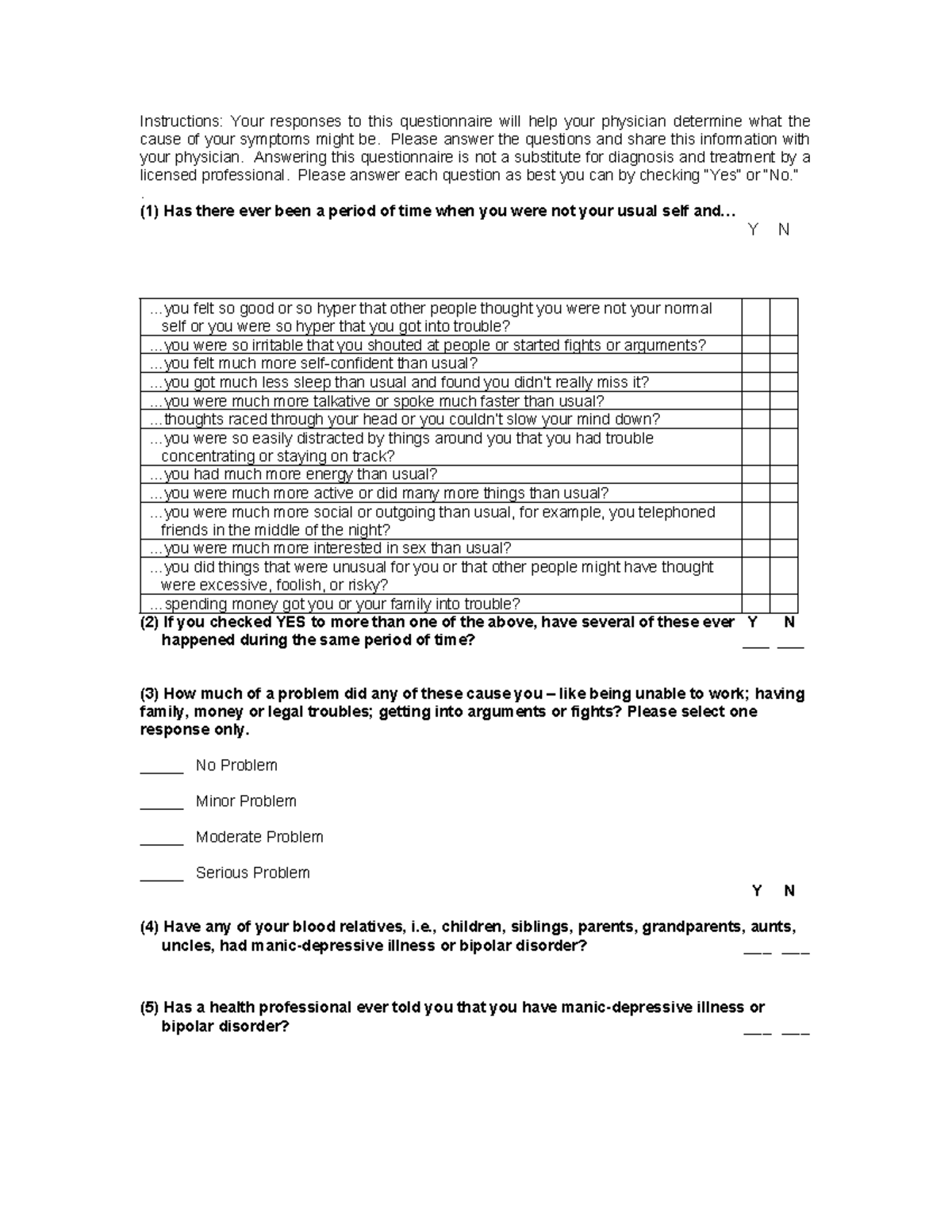 MDQ June2020 - Word - Instructions: Your responses to this ...