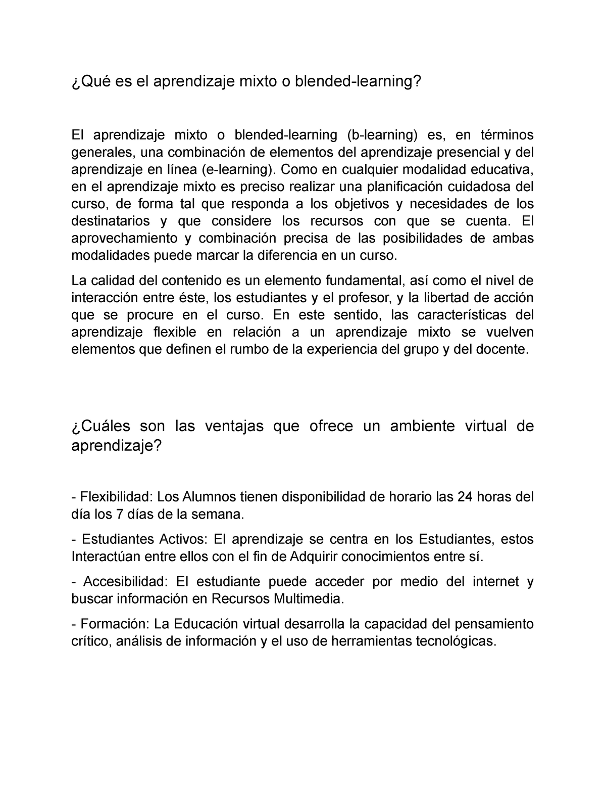 Actividad 6 Estrategias - Es El Aprendizaje Mixto O El Aprendizaje ...