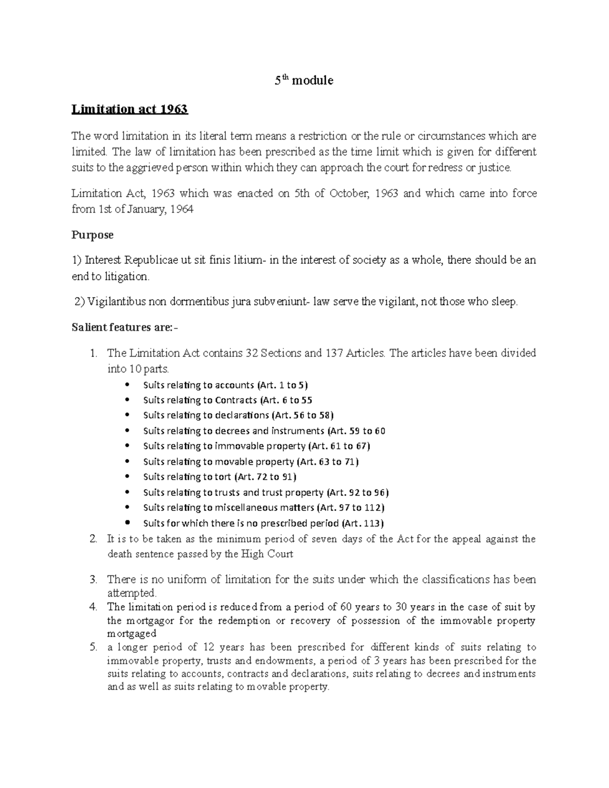 civil-procedure-code-limitation-act-1963-5-th-module-limitation-act