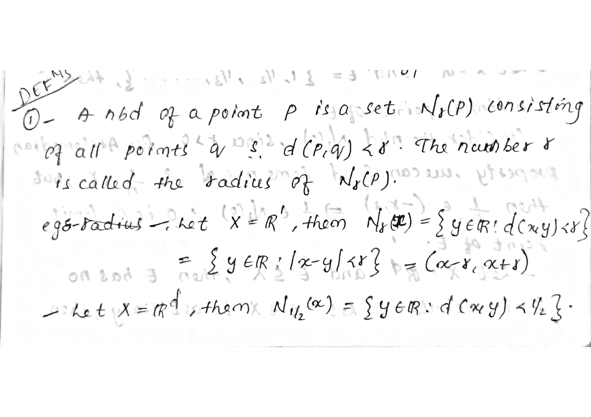 Basic Topology Note-5 - It's Lecture Note - Msc. Maths - Studocu