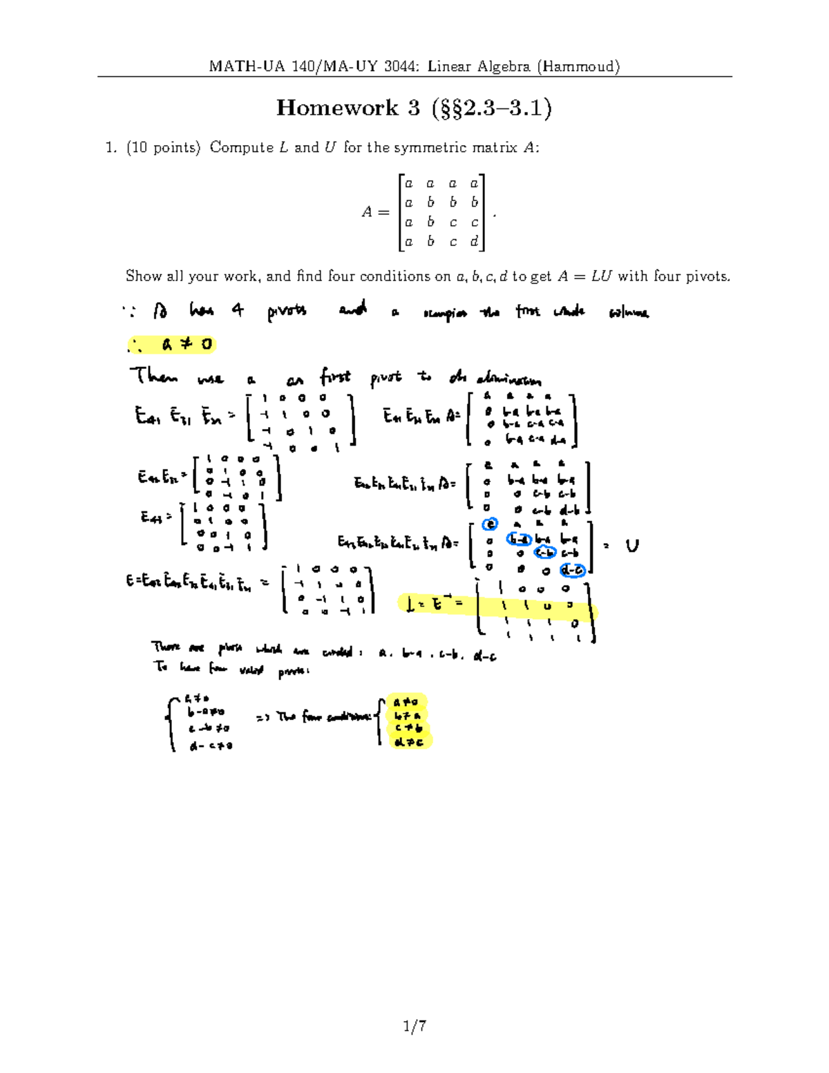 Hw3 - Homework with answer - Homework 3 (§§2–3) (10 points ...