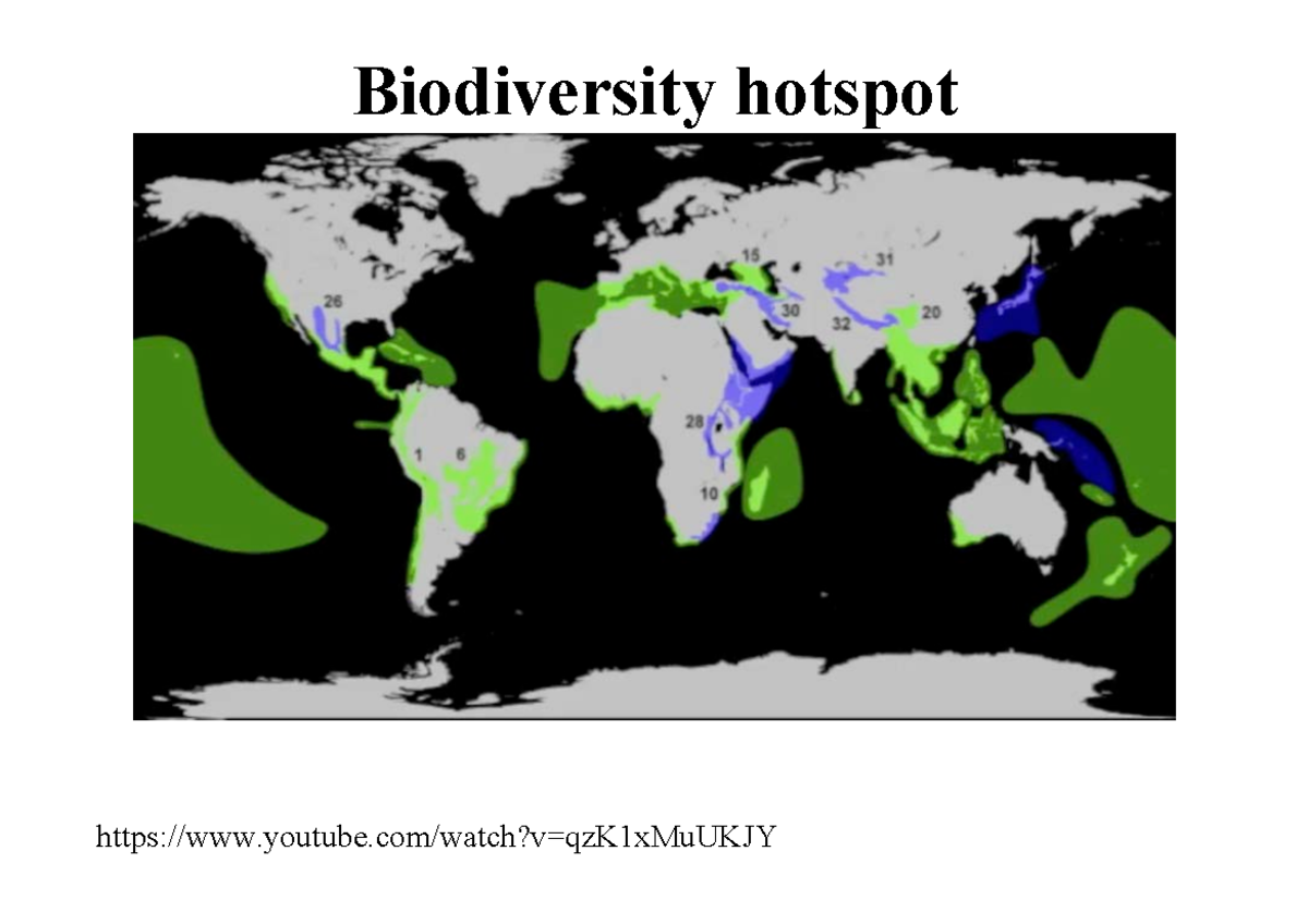 Lecture 5 Waste and Reclaimed Land Biodiversity hotspot youtube