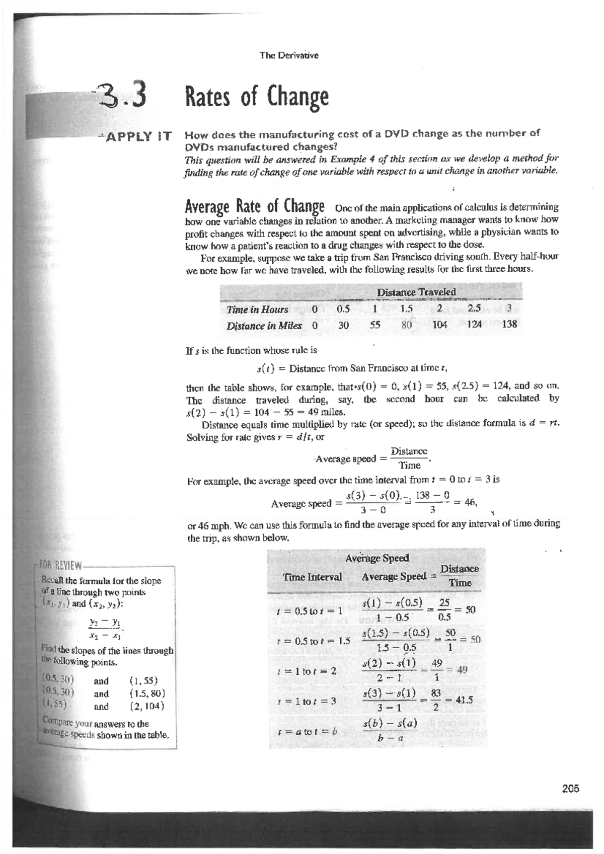 Notes on 3.3 Rates of Change - MATH150 - Studocu