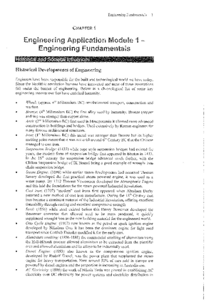 Chapter 1 - Engineering Application Module 1 - Civil Structures - Civil ...
