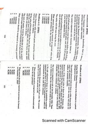 MMW Activity 6 Practice - Accountancy - Studocu