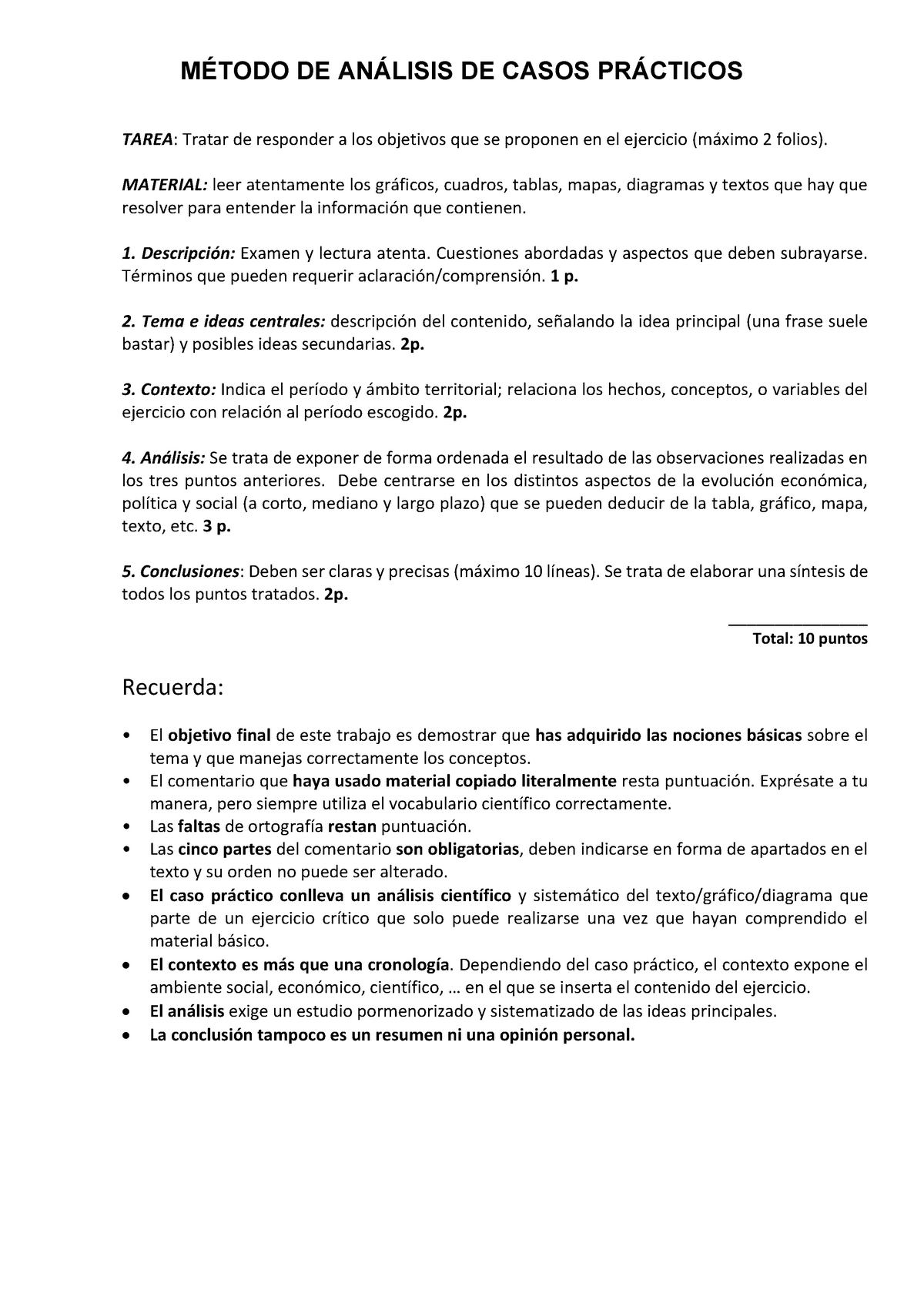 Método De Análisis De Casos Prácticos MÉtodo De AnÁlisis De Casos PrÁcticos Tarea Tratar De 6602