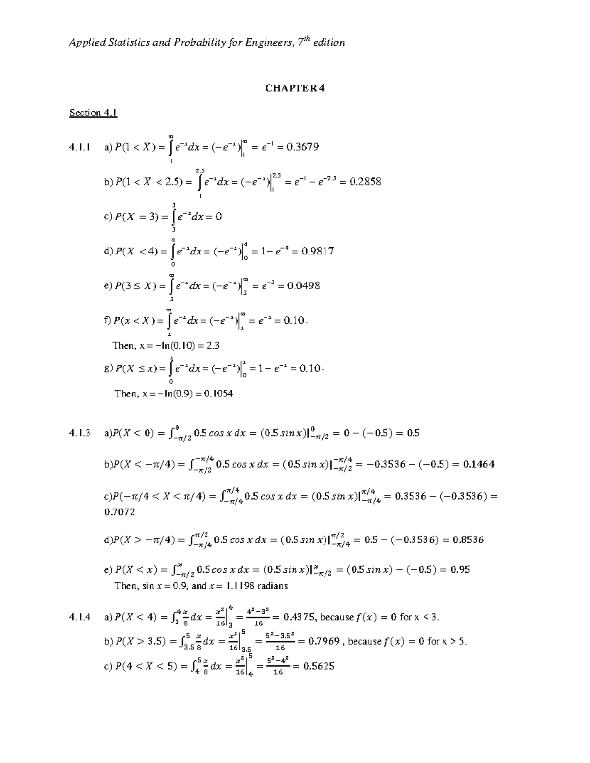 Week3 7th Edition Solutions Applied Statistics And Probability For ...