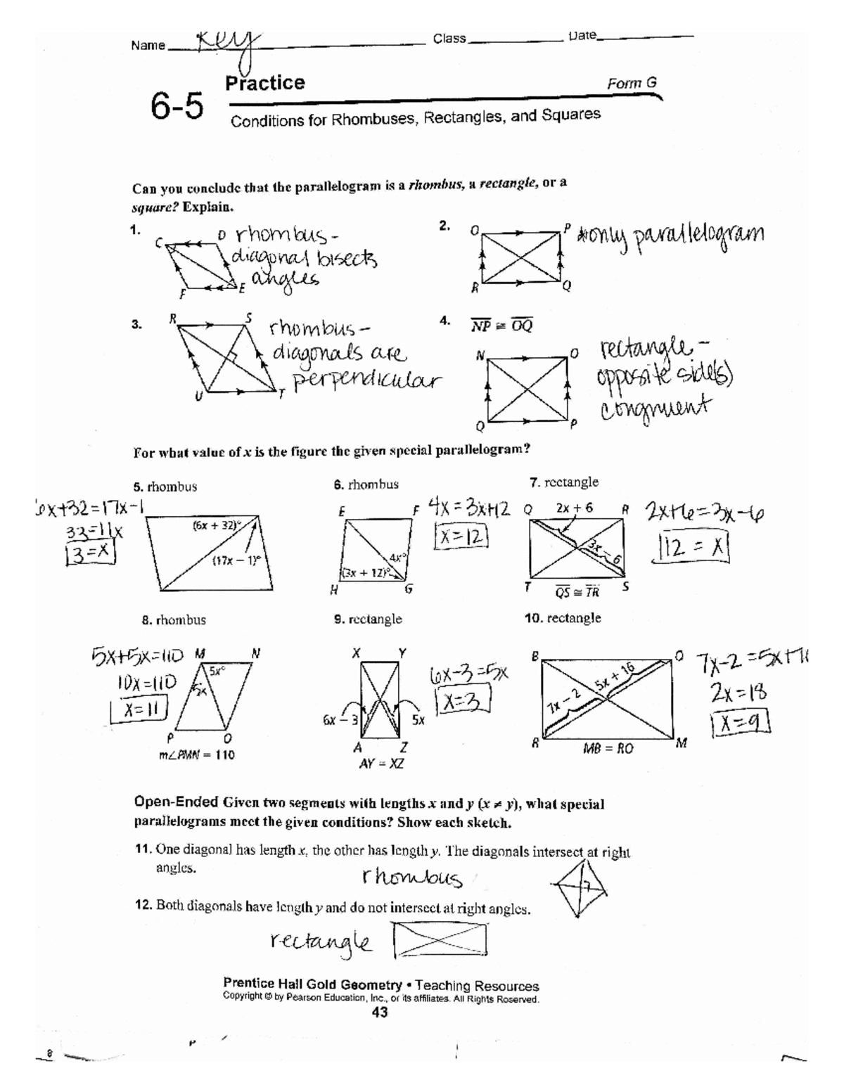 6 5 math homework answers