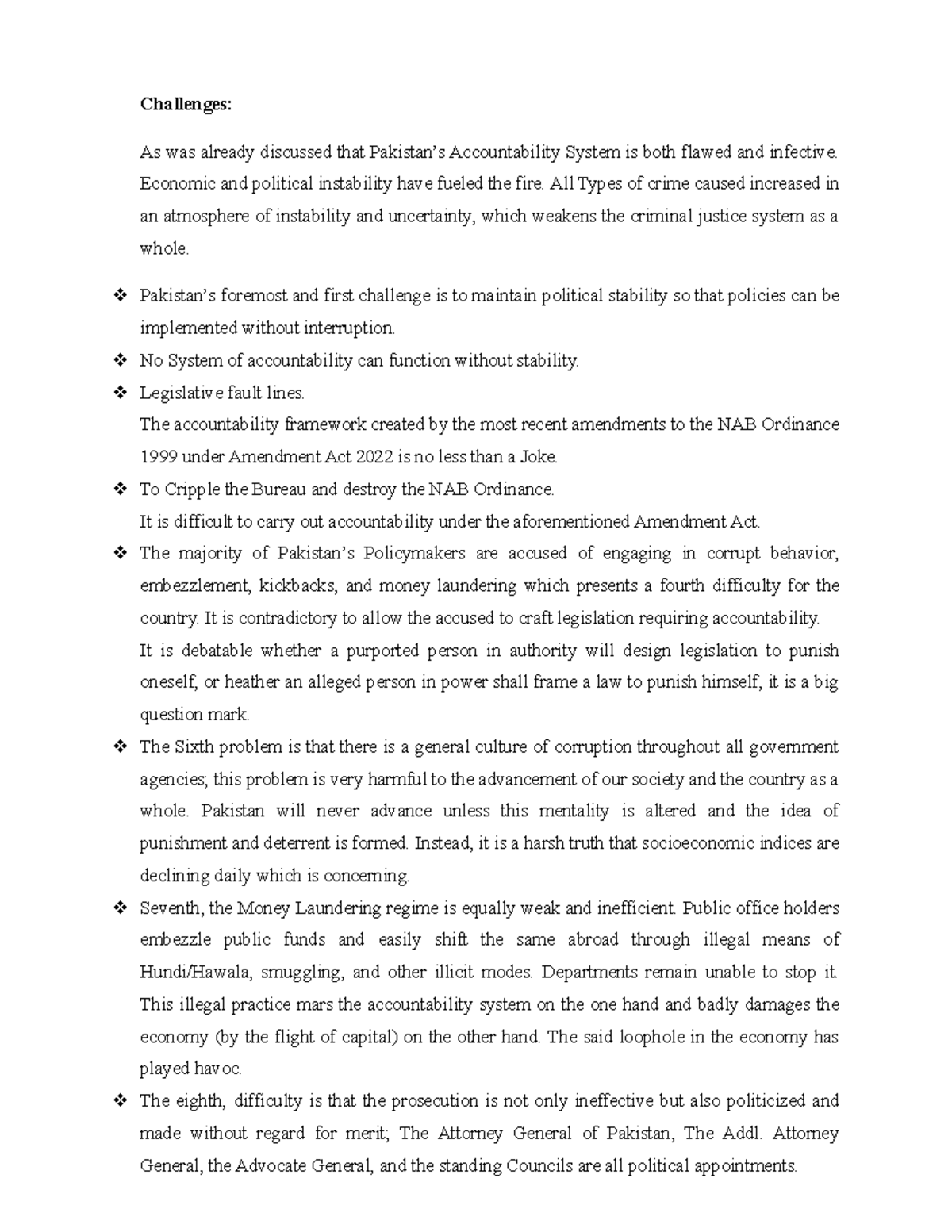 Rephrasing of Bullets - plz help in theoretical questions - Challenges ...