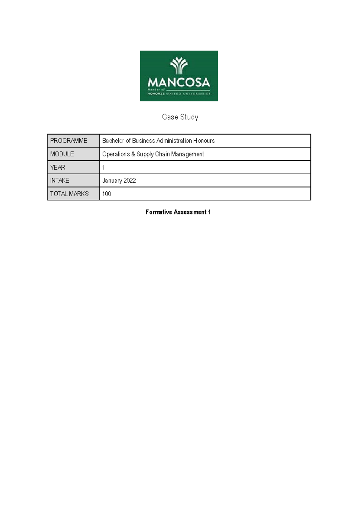Cstudy Jan22 Bbahons OSCM8 Main 20211116082253 - Case Study PROGRAMME ...