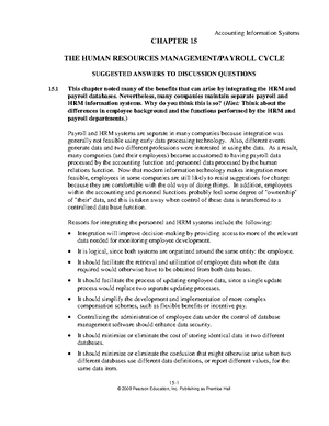 Solution Manual Accounting Information Systems 11e by Romney 03 chapter ...