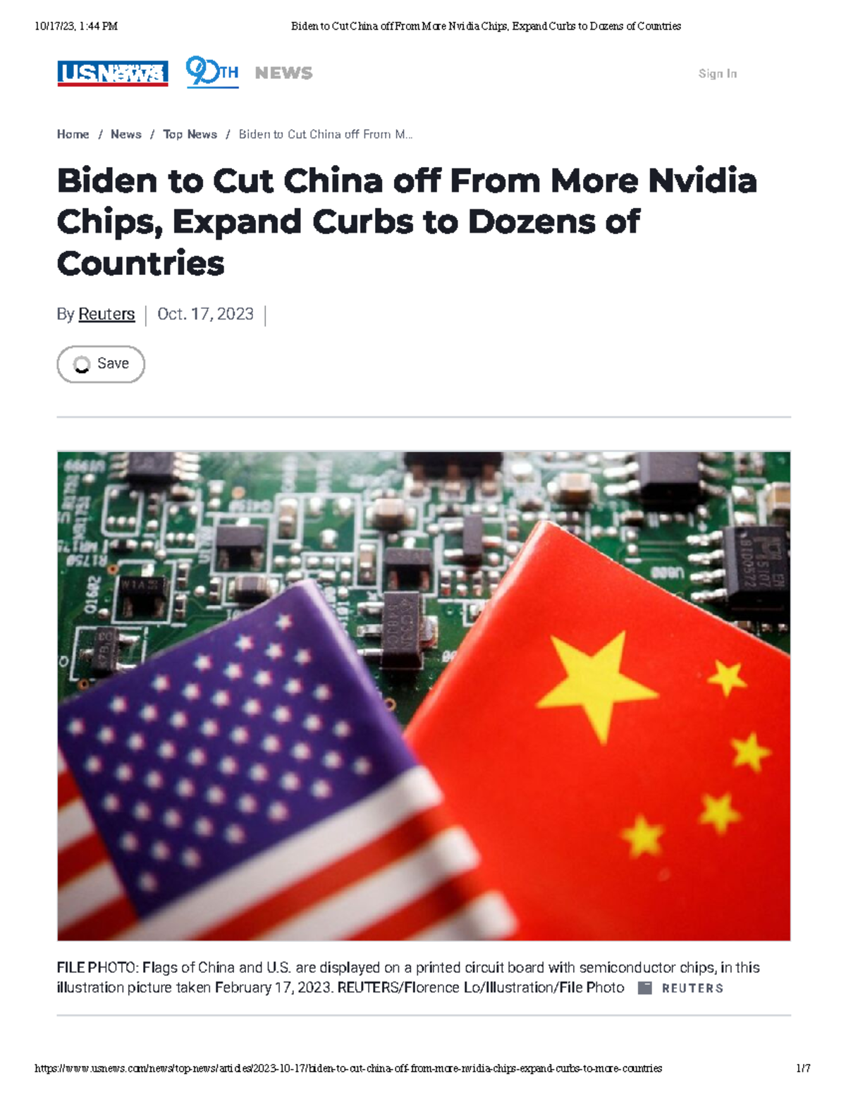 Biden to Cut China off From More Nvidia Chips, Expand Curbs to Dozens ...