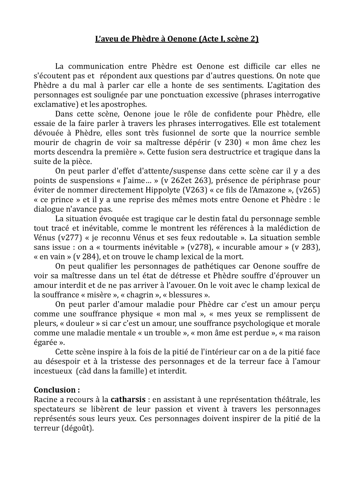 dissertation francais phedre