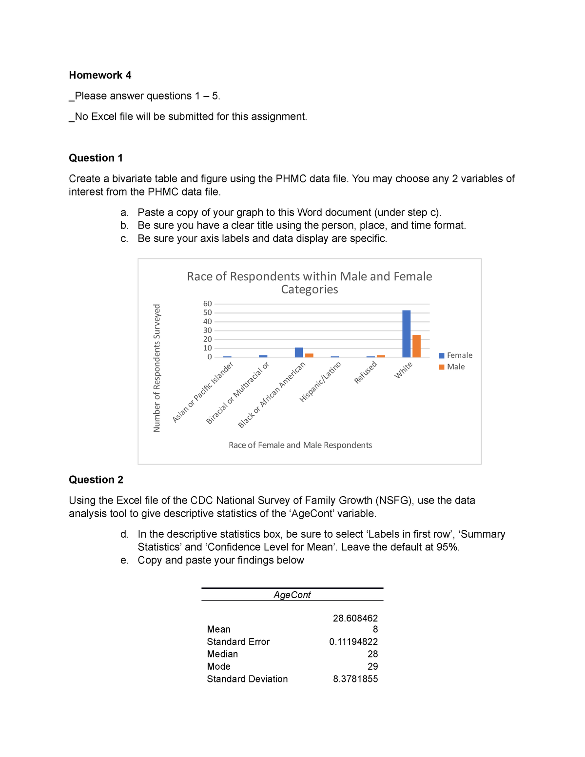 statistics 4 1 homework