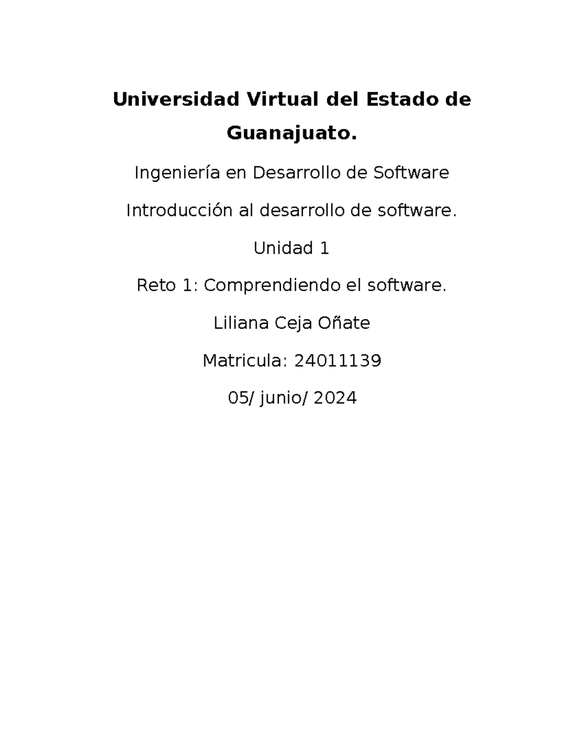 Reto 1 Tipos de sofware - Universidad Virtual del Estado de Guanajuato ...