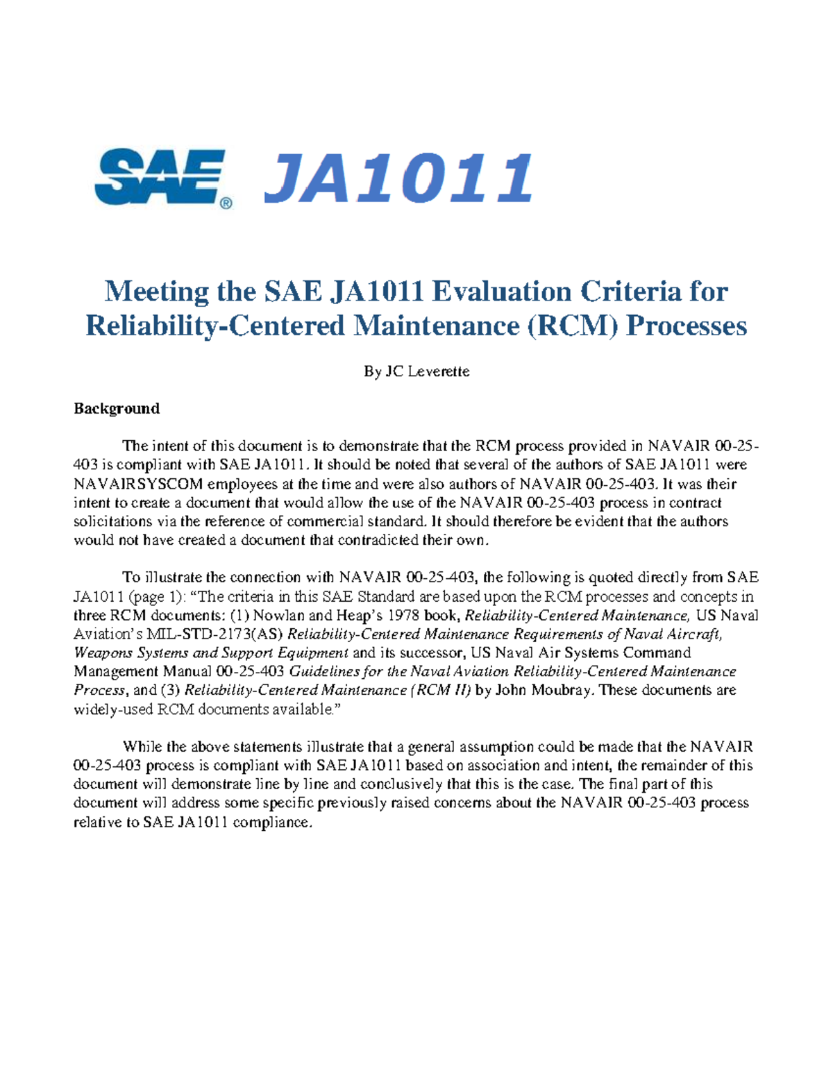 Sae-ja1011-pdf-free - kkk - Meeting the SAE JA1011 Evaluation Criteria ...