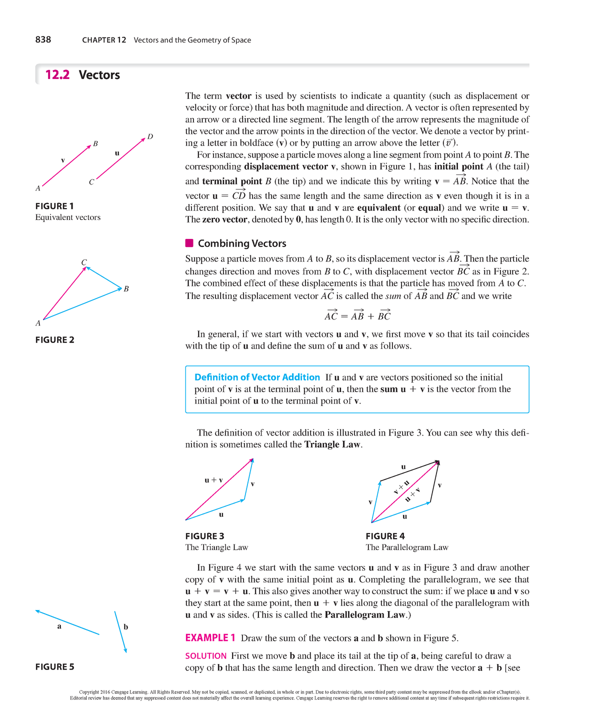 Math Ch-12-2 - Math Work - ####### 838 CHAPTER 12 Vectors And The ...