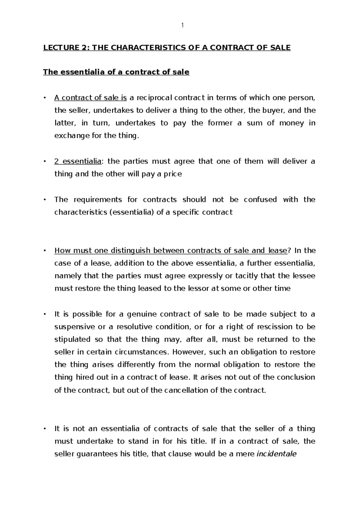 SAL+431+-+ Lecture+2+-+2022 - LECTURE 2: THE CHARACTERISTICS OF A ...