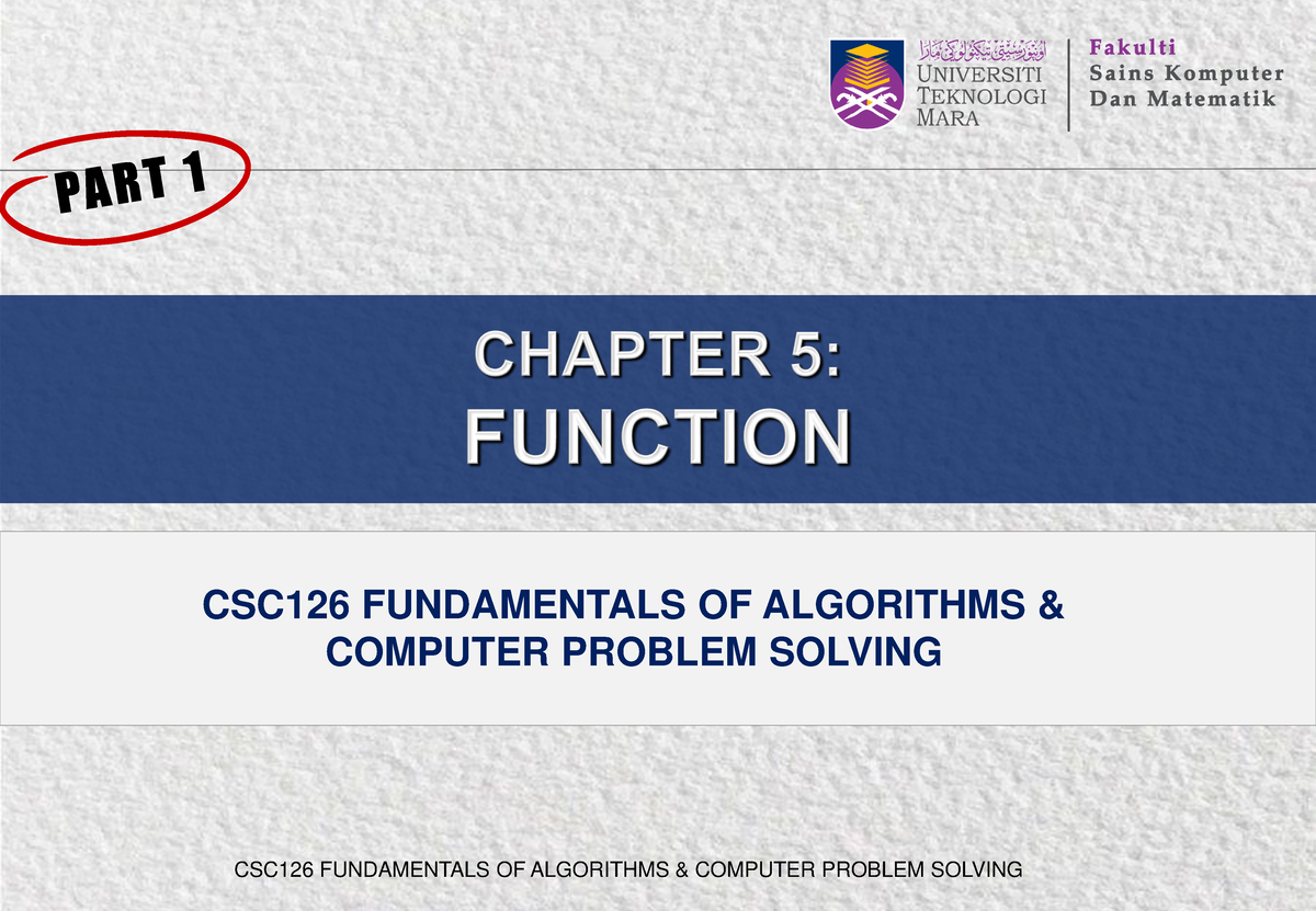 fundamentals of computer problem solving