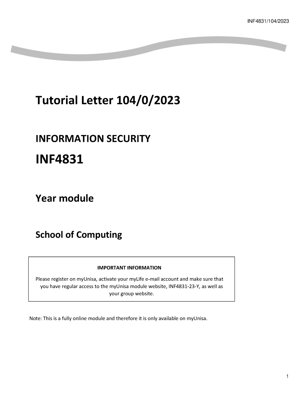 unisa past assignment answers