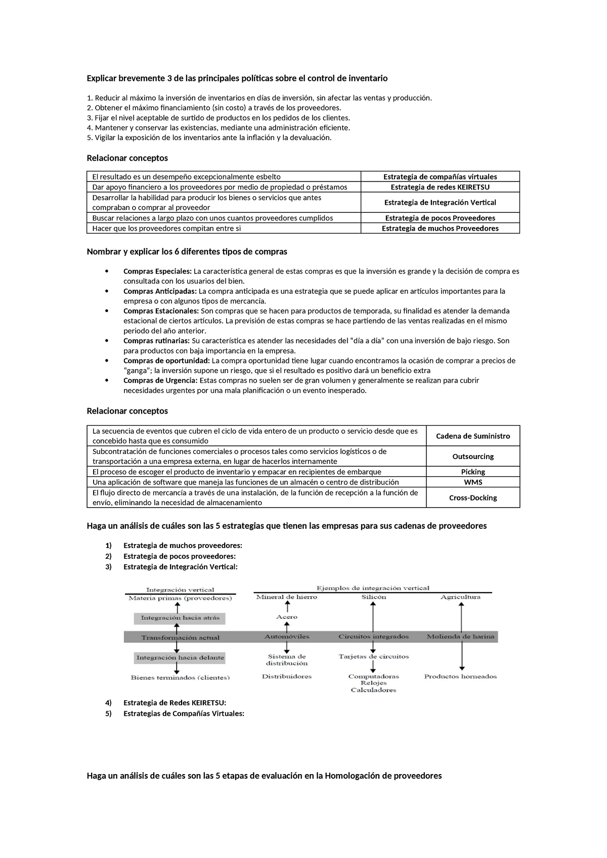 Estudio DE Examen Logistica - Explicar Brevemente 3 De Las Principales ...