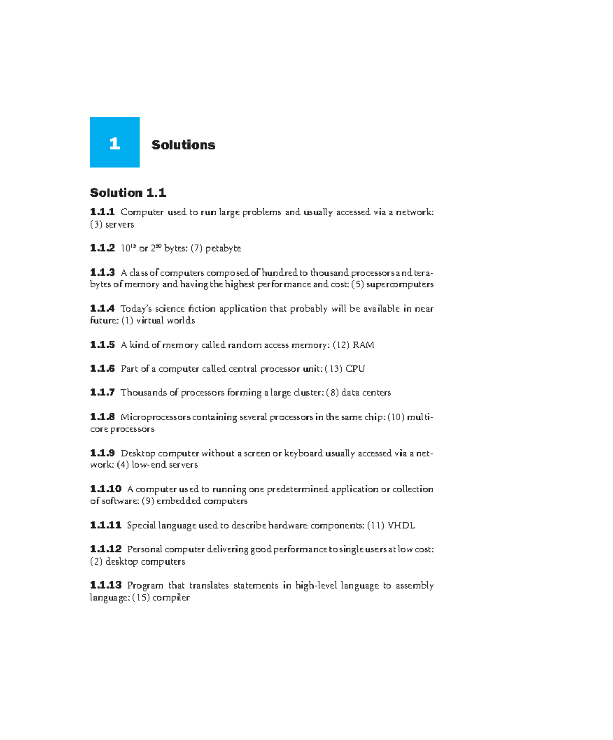 4th Edition Solution Manual - 1 Solutions Solution 1. 1.1 Computer Used ...