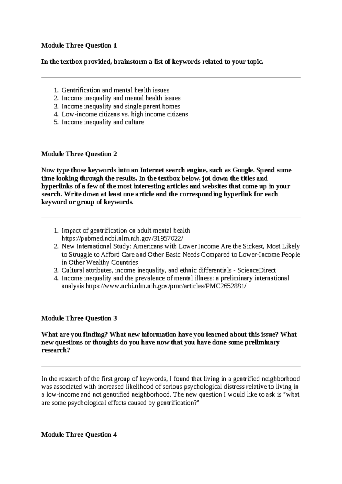SCS 200 Module 3 Assignment - Module Three Question 1 In the textbox ...