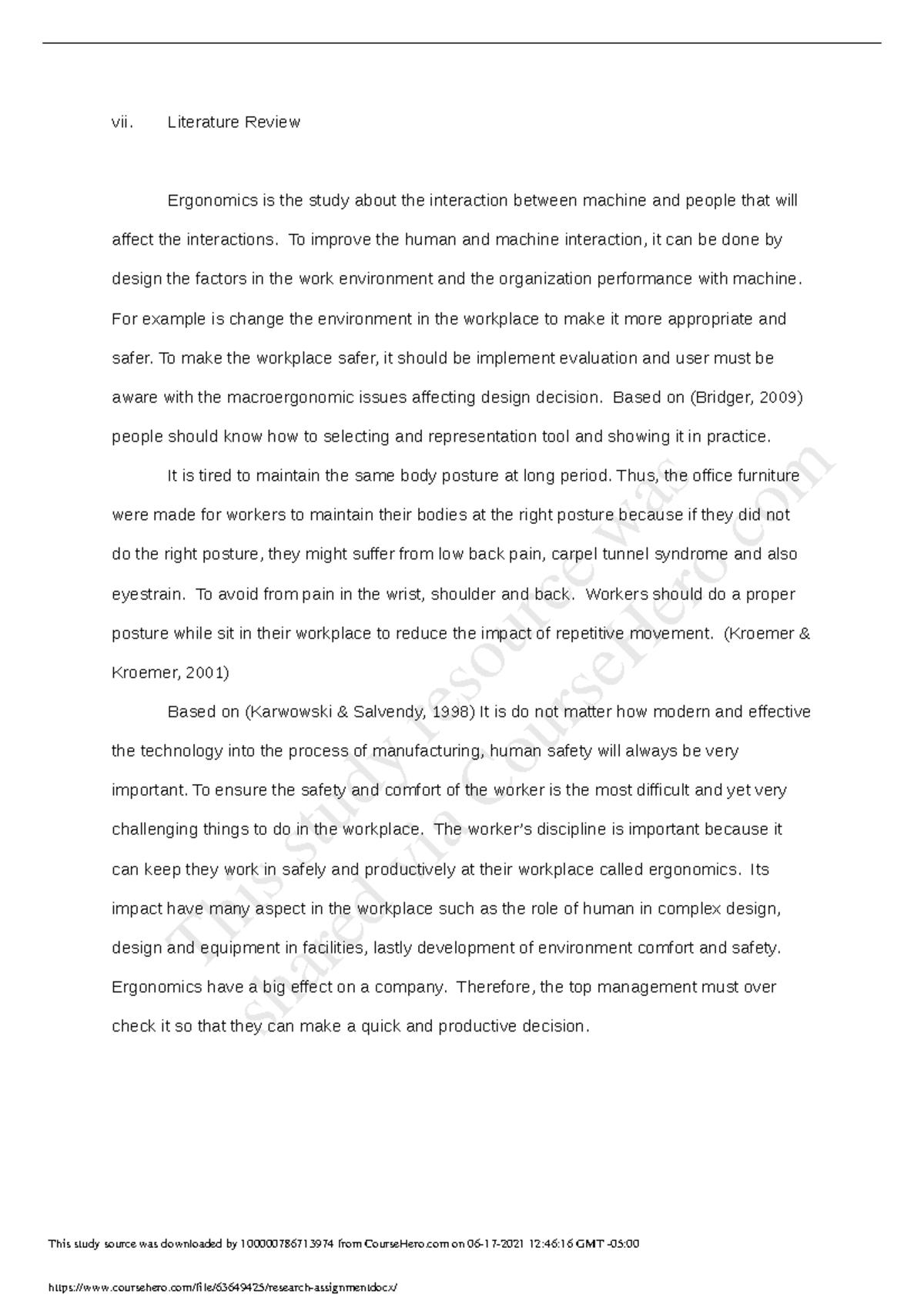 Research assignment - Lecture notes 12 - Document Processing - UiTM ...