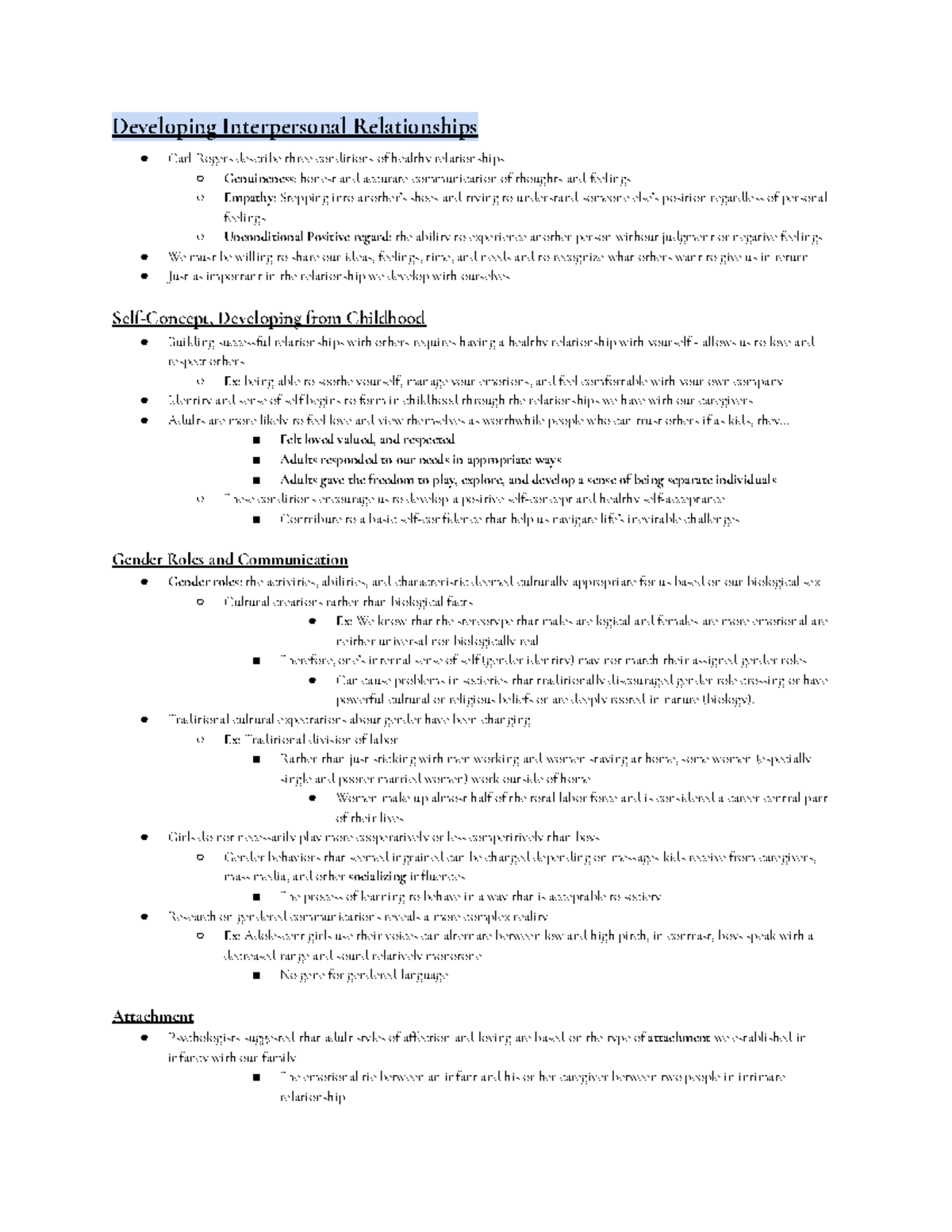 Intimate Relationships and Communication - Developing Interpersonal ...