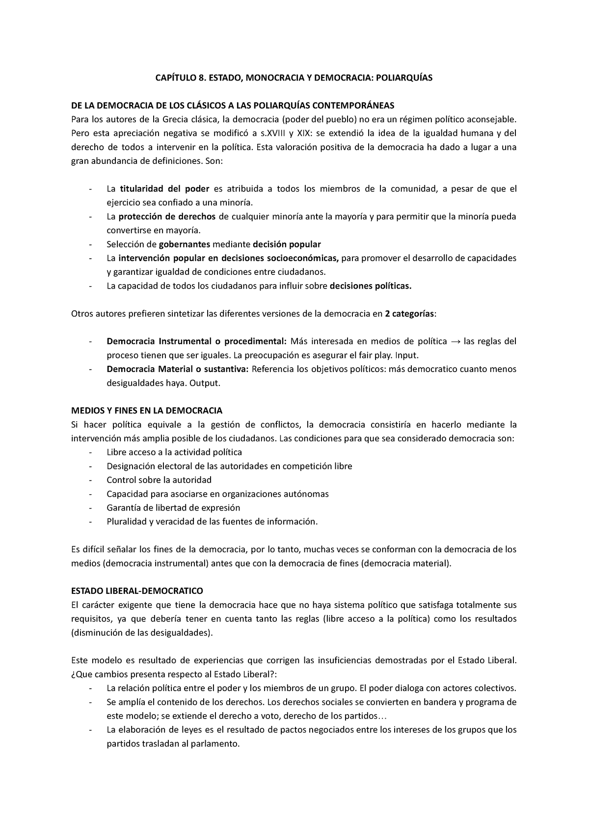 8 Cp El Sistema PolÍtico Un Sistema Sería Cualquier Organización