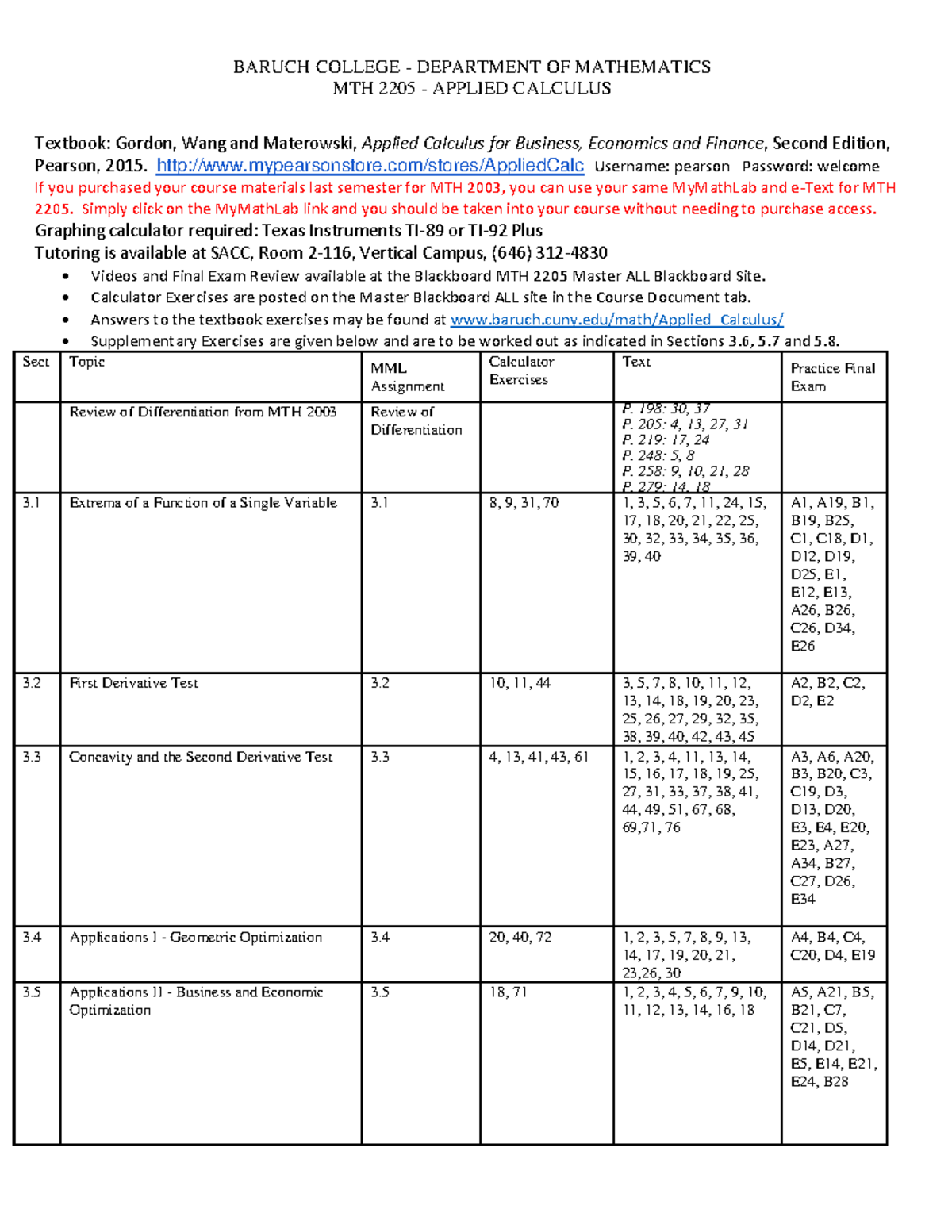 Baruch Academic Calendar - cz3i1gp