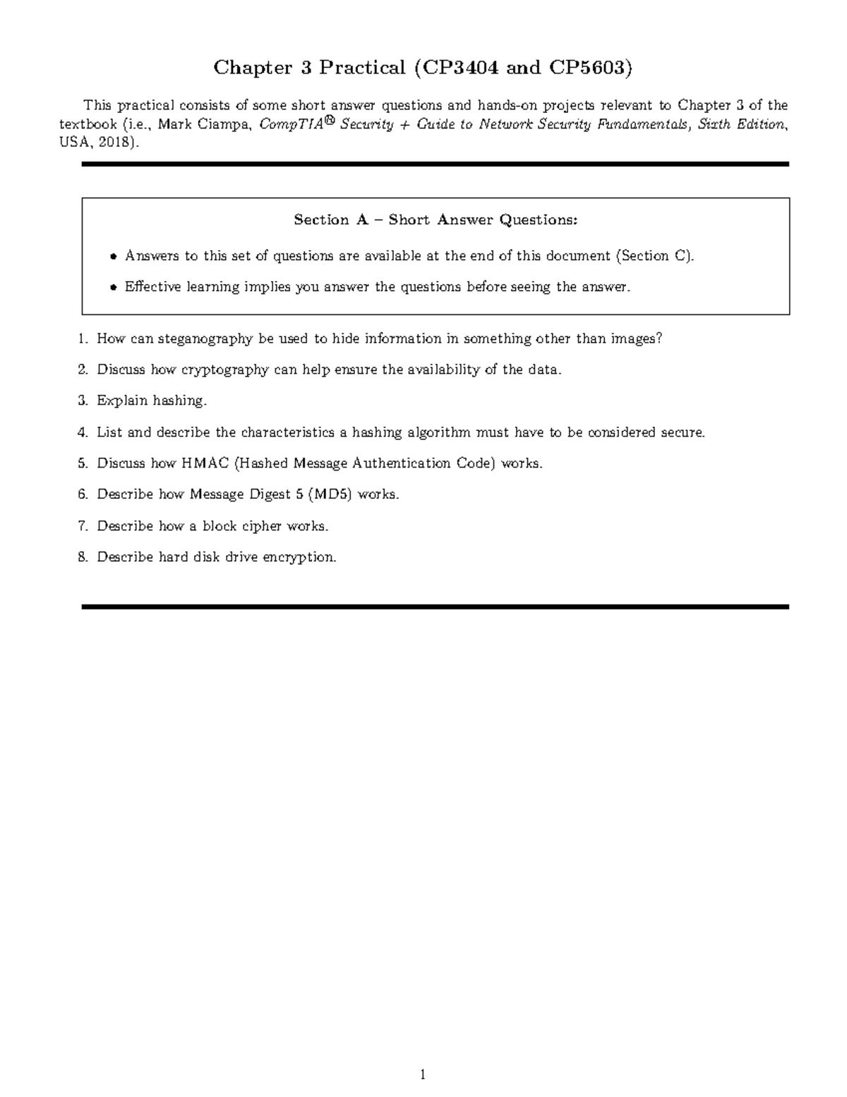 Chapter-03-Practical - Chapter 3 Practical (CP3404 And CP5603) This ...