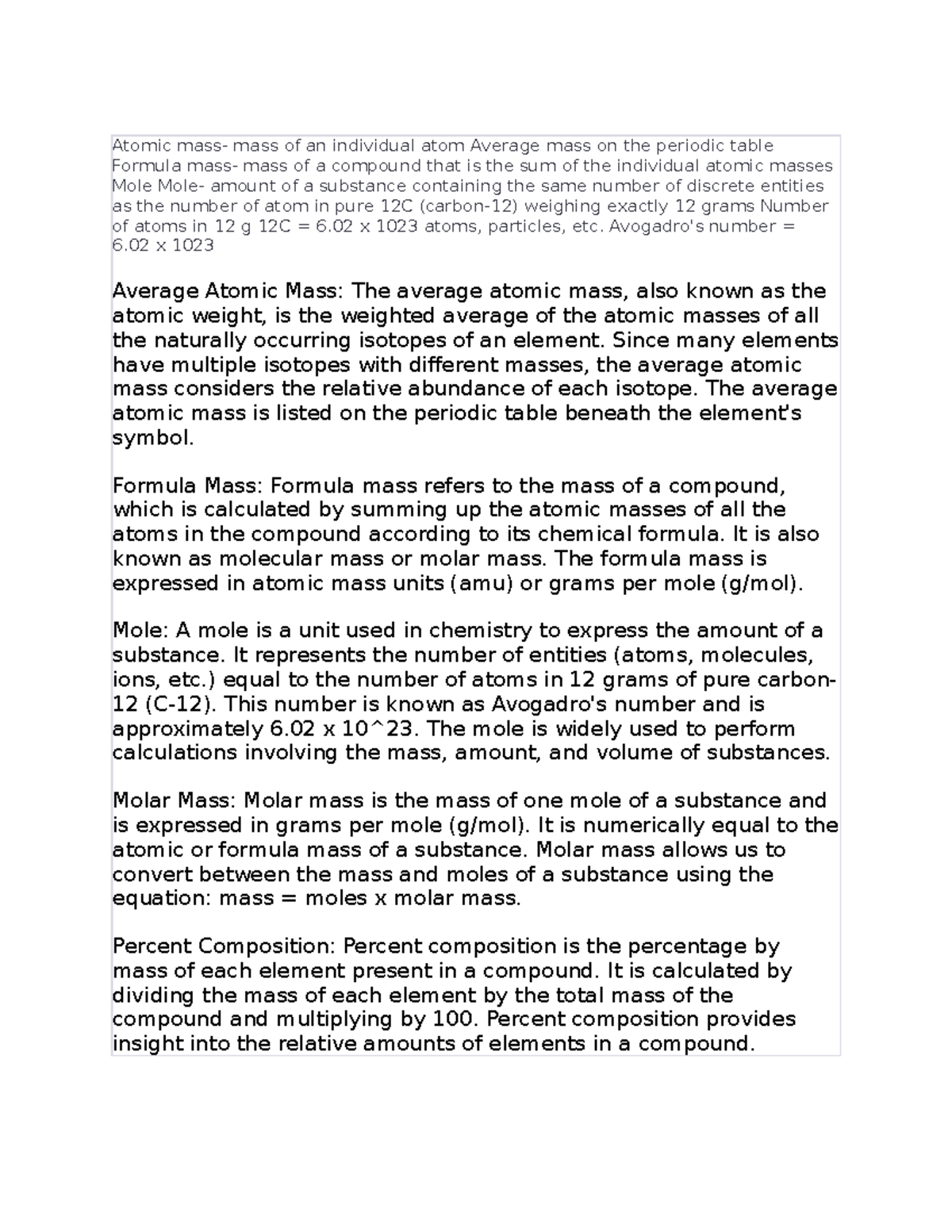 chapter-3-chemistry-atomic-mass-mass-of-an-individual-atom-average