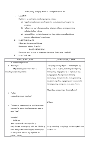 ORAL- Communication M1 - 11 Oral Communication In Context Quarter 1 ...