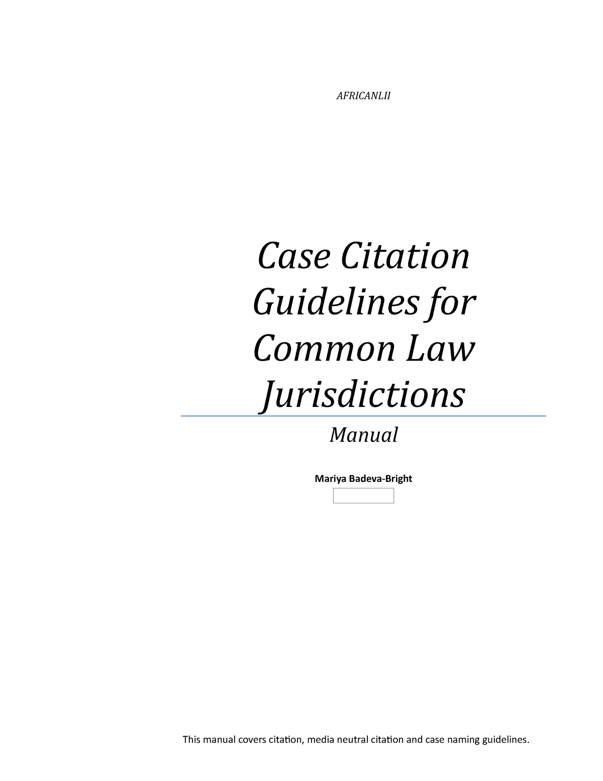 Common Law Jurisdictions List