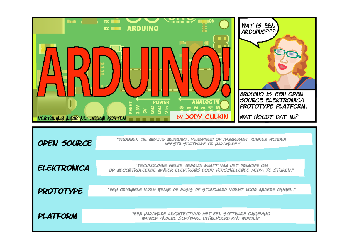 Arduino Comic - by Jody Culkin Open Source Elektronica Prototype ...