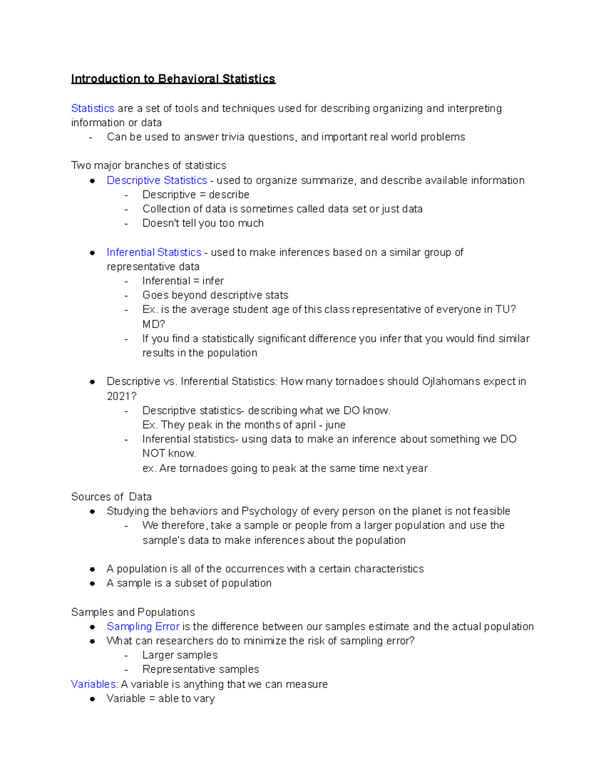 Introduction to Behavioral Statistics-4 - Introduction to Behavioral ...