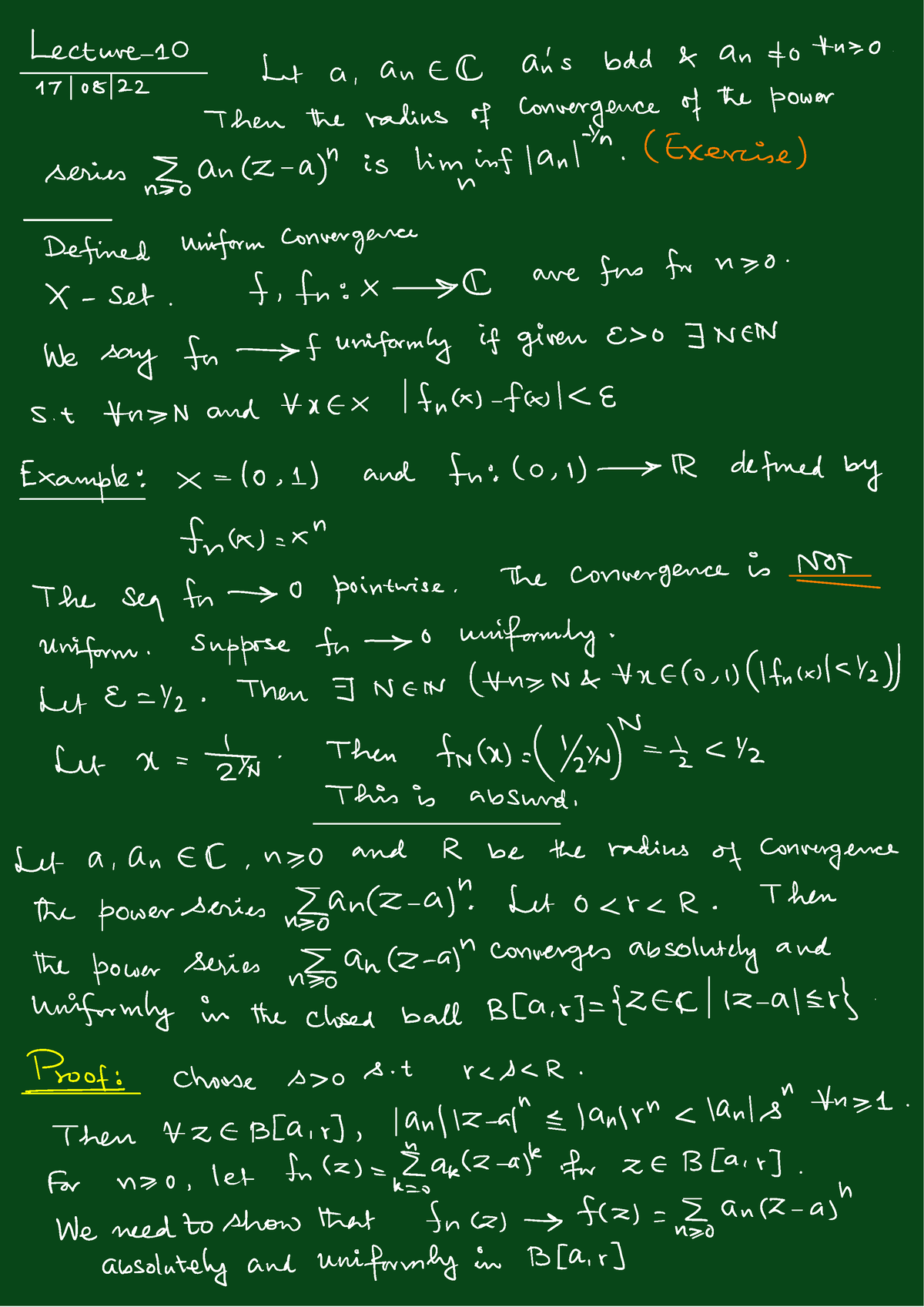 Lecture 10 - Bjohbiukjbiu - Mathematical Method - Studocu