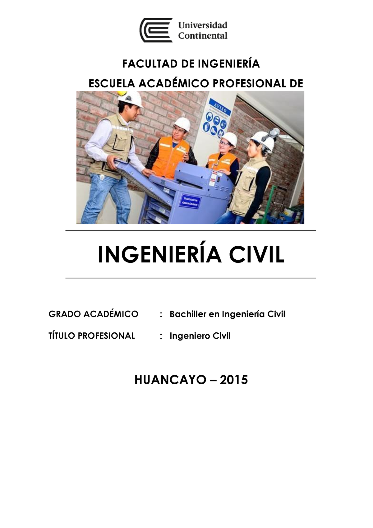 386463583-Ingenieria-Civil - FACULTAD DE INGENIERÕA ESCUELA ACAD ...