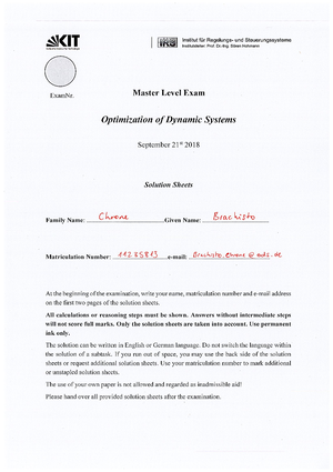 Unconstrained Parameter Optimization - Unconstrained Parameter ...