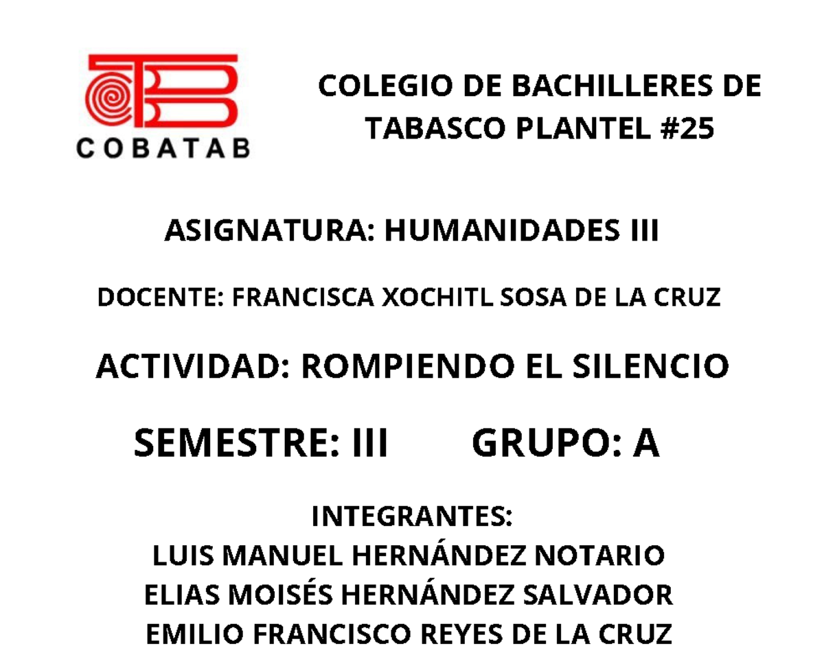 3A Historieta Equipo 3 - Djjdjdjdjdjjdjdnn - COLEGIO DE BACHILLERES DE