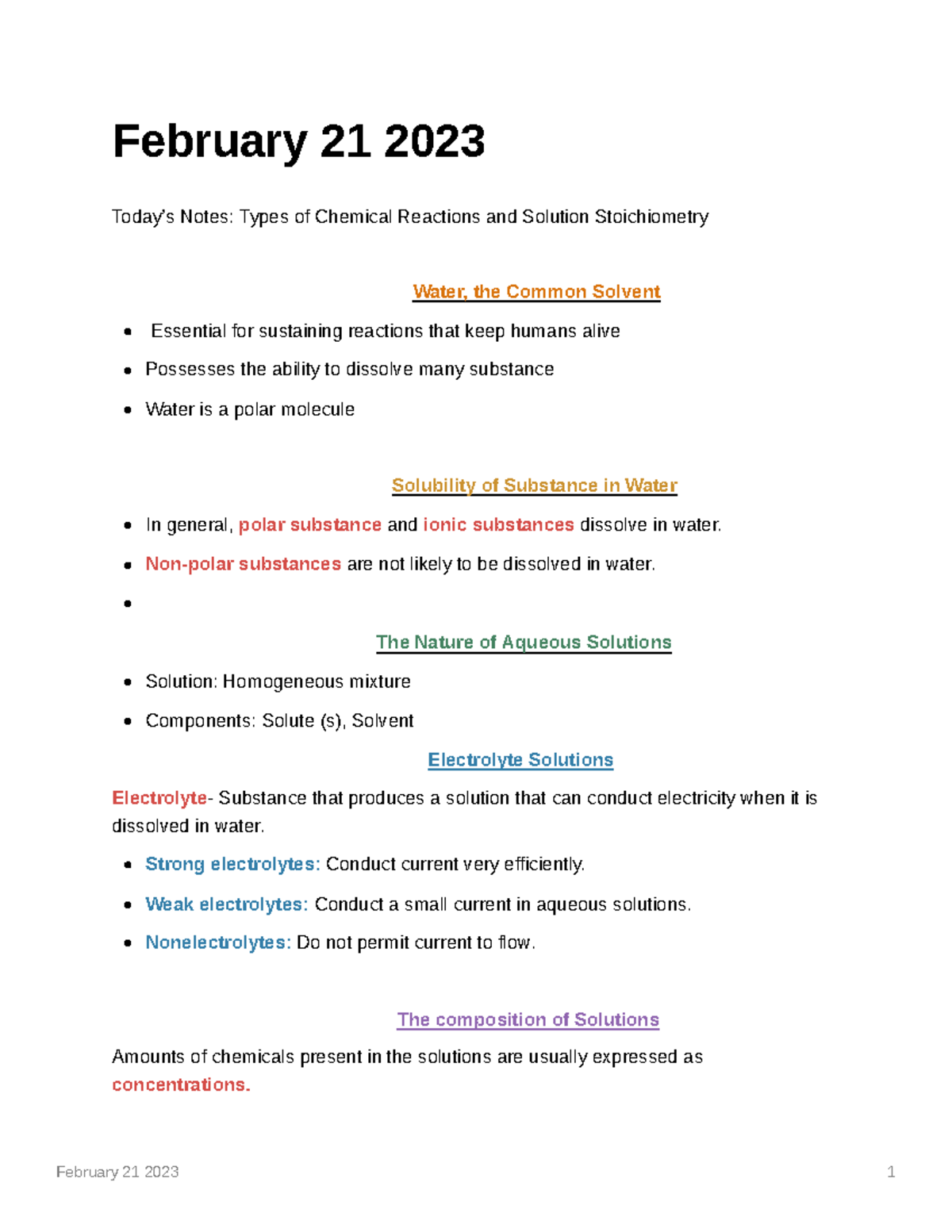 February 21 2023 - Lecture Notes / Dr.Wasalathanthri - February 21 2023 ...