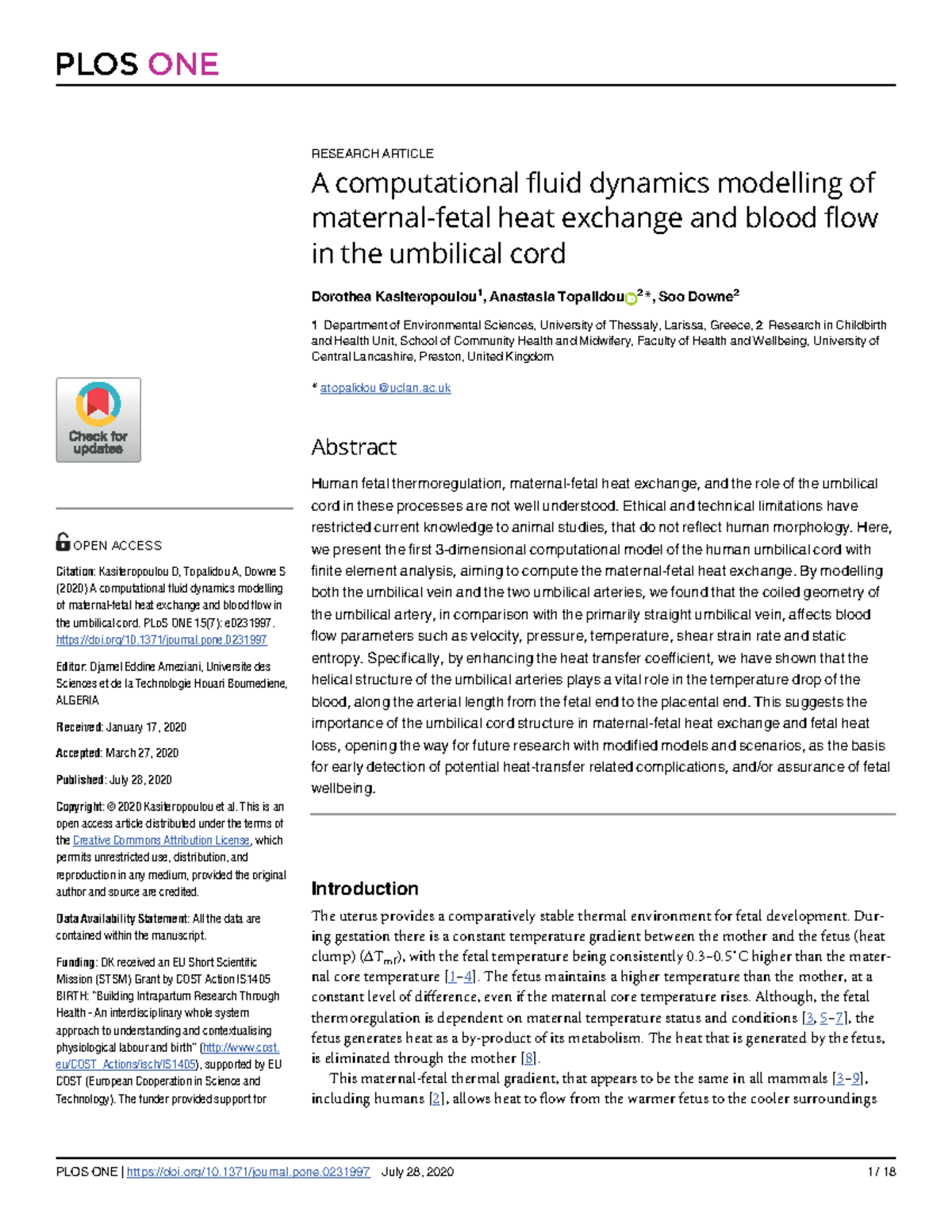 a-cfd-modelling-of-maternal-fetal-heat-exchange-and-blood-flow-in